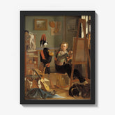 The Battle-Painter Jørgen Sonne in his Studio by Ditlev Blunck - thumbnail_1_bf_67672ca1b7c995d950163f7b